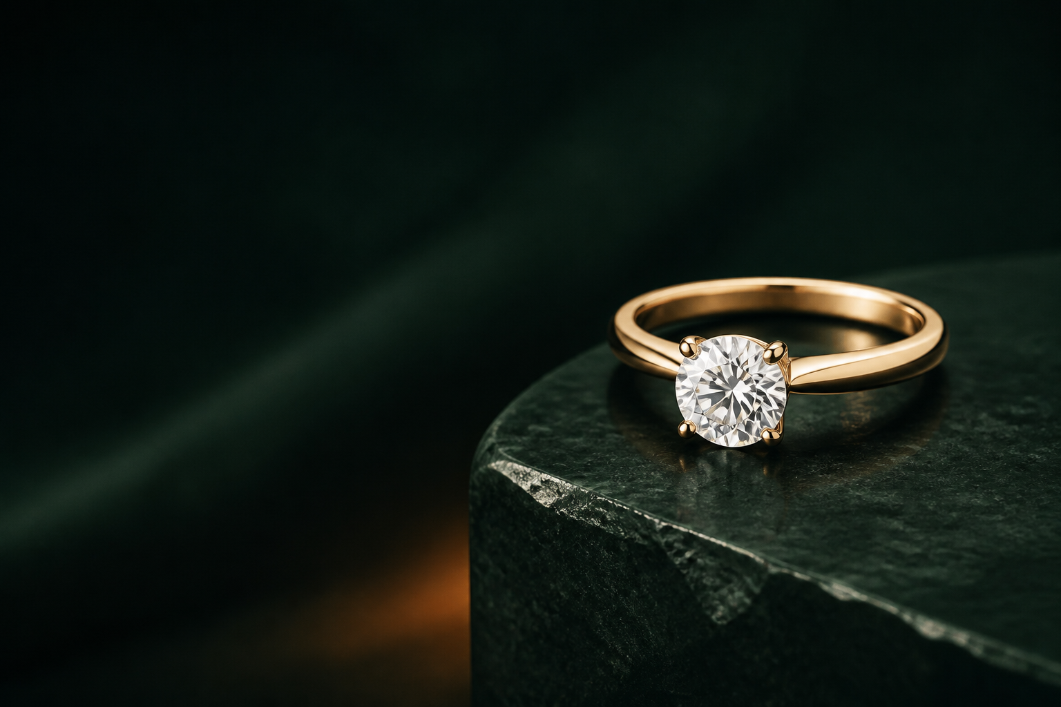 Anillo solitario Zurich de Aurelle & Co.